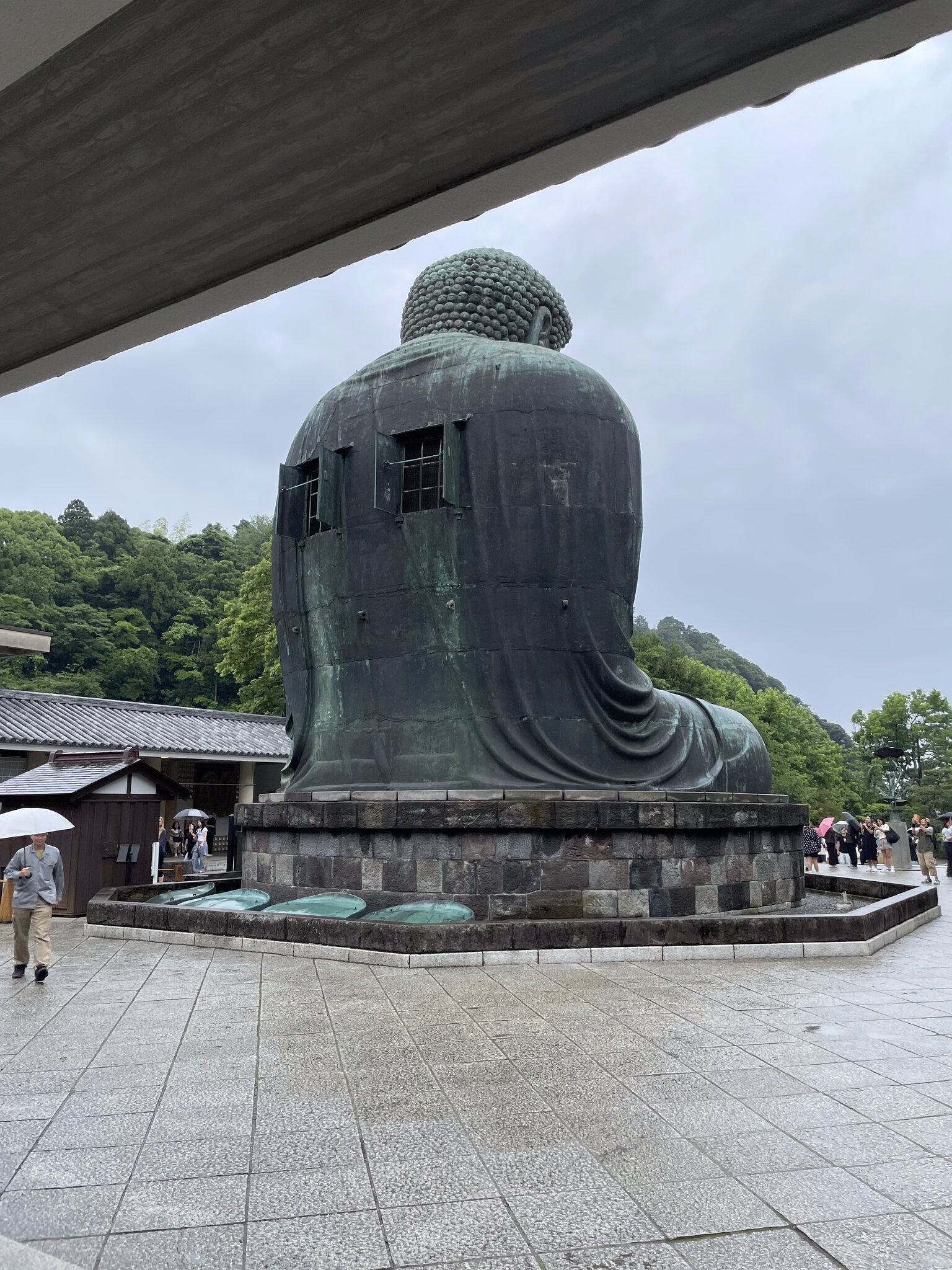 鎌倉大仏の背面