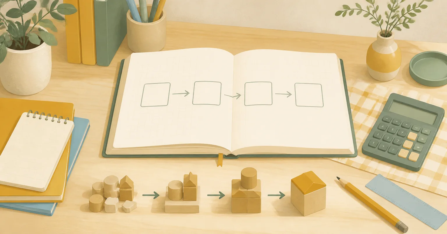 簿記2級の仕掛品の流れを図で整理する学習イメージ
